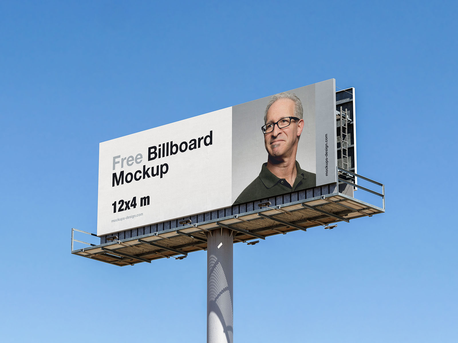 Billboard mockup / 12x4 m