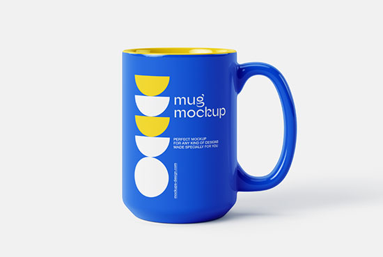 Large coffee mug mockup