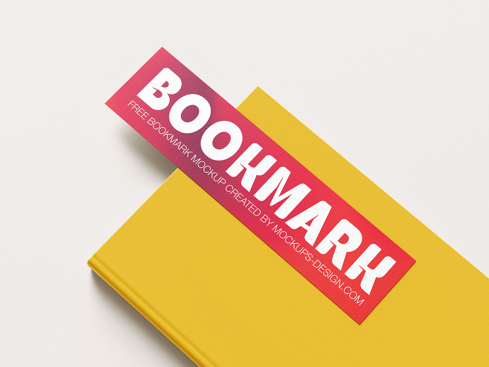 Bookmark mockup