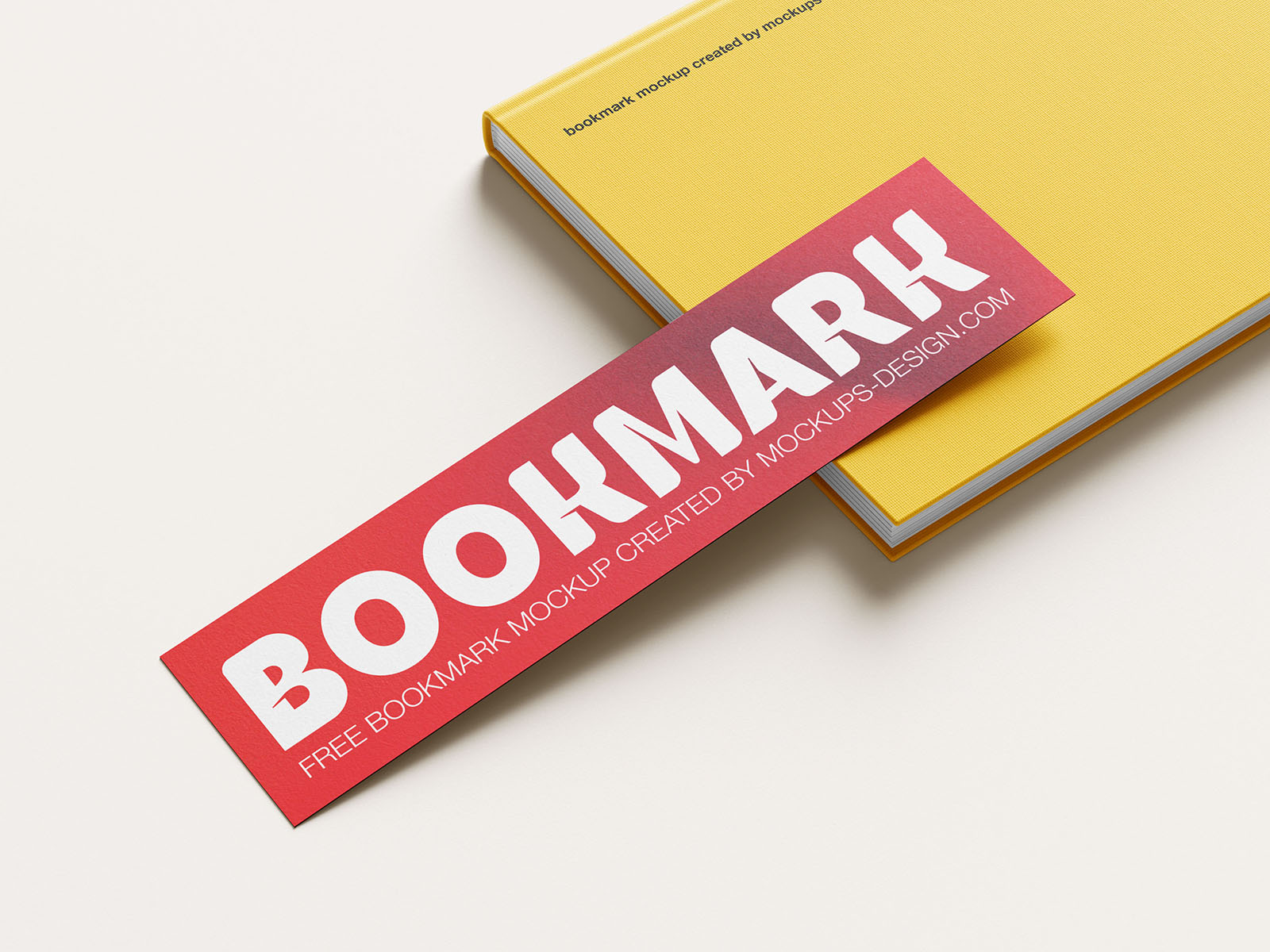 Bookmark mockup