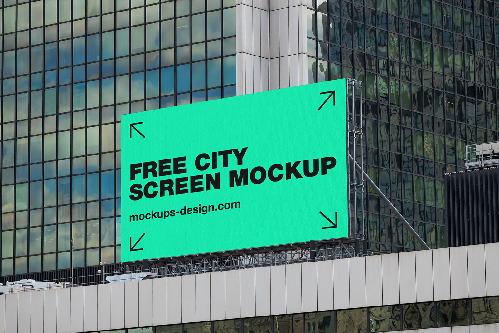 City screen mockup
