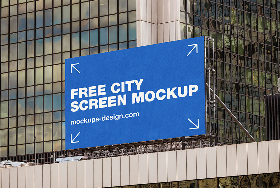 City screen mockup