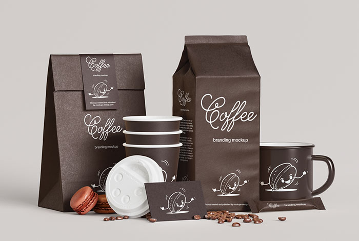 Coffee branding mockup