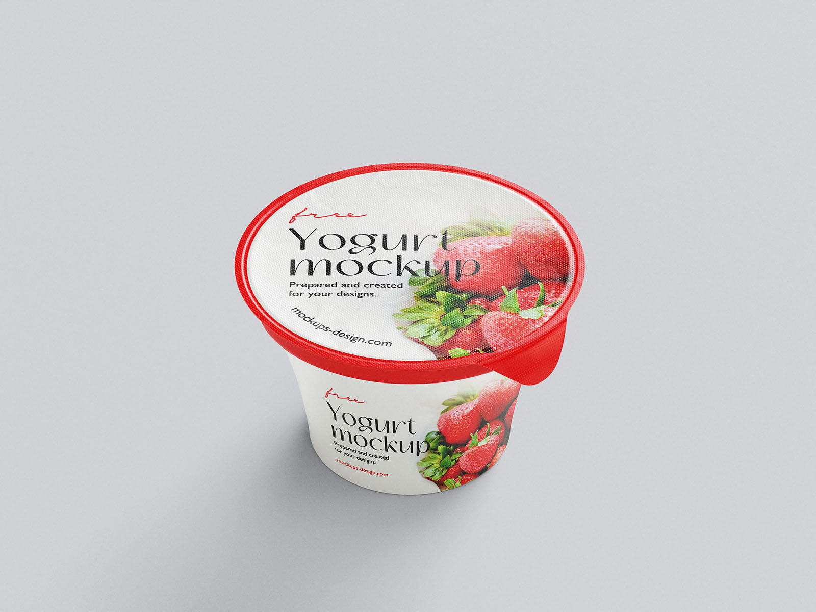 Yogurt mockup