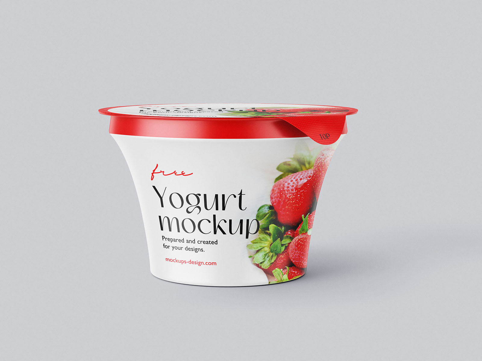 Yogurt mockup