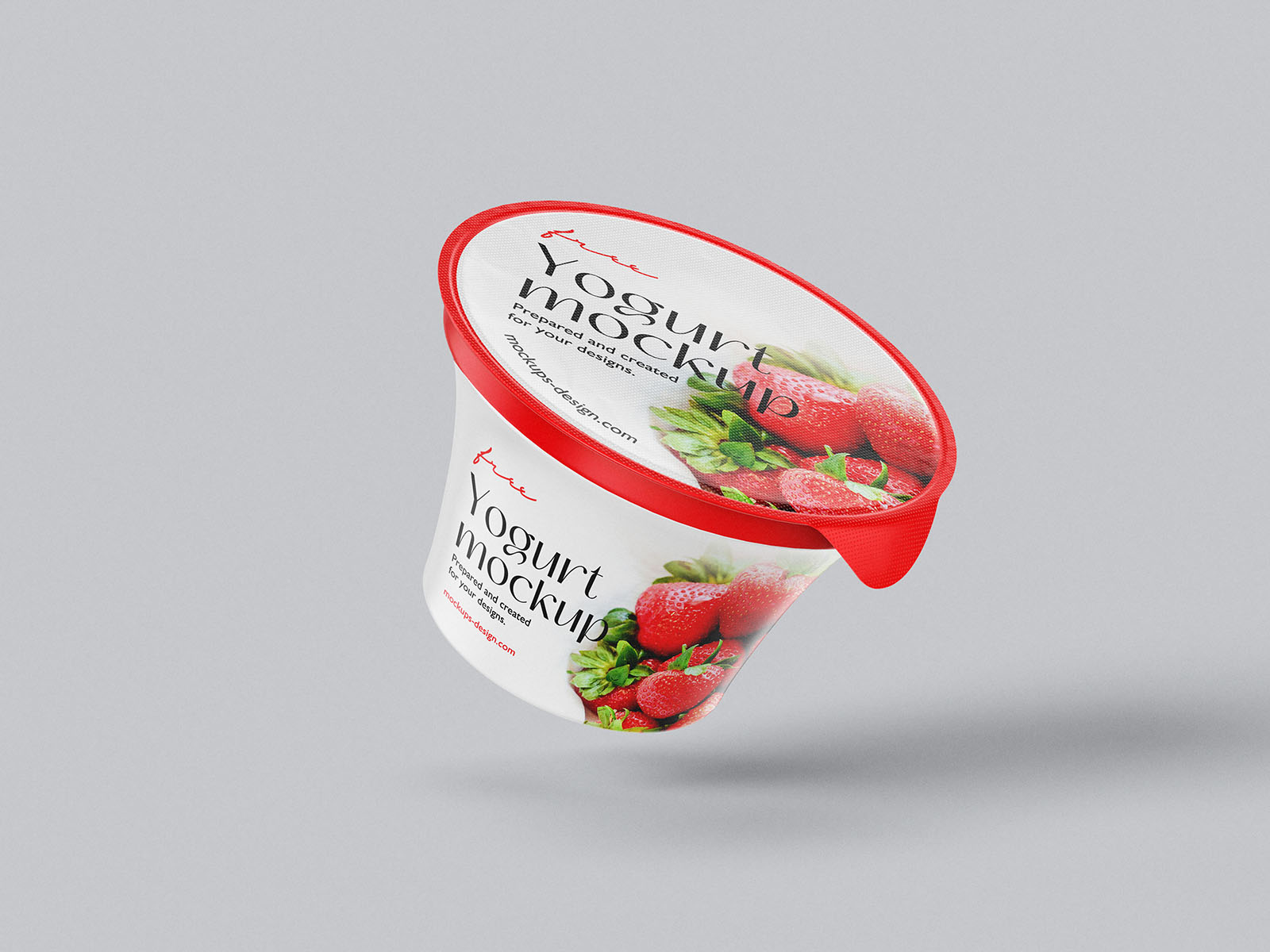 Yogurt mockup