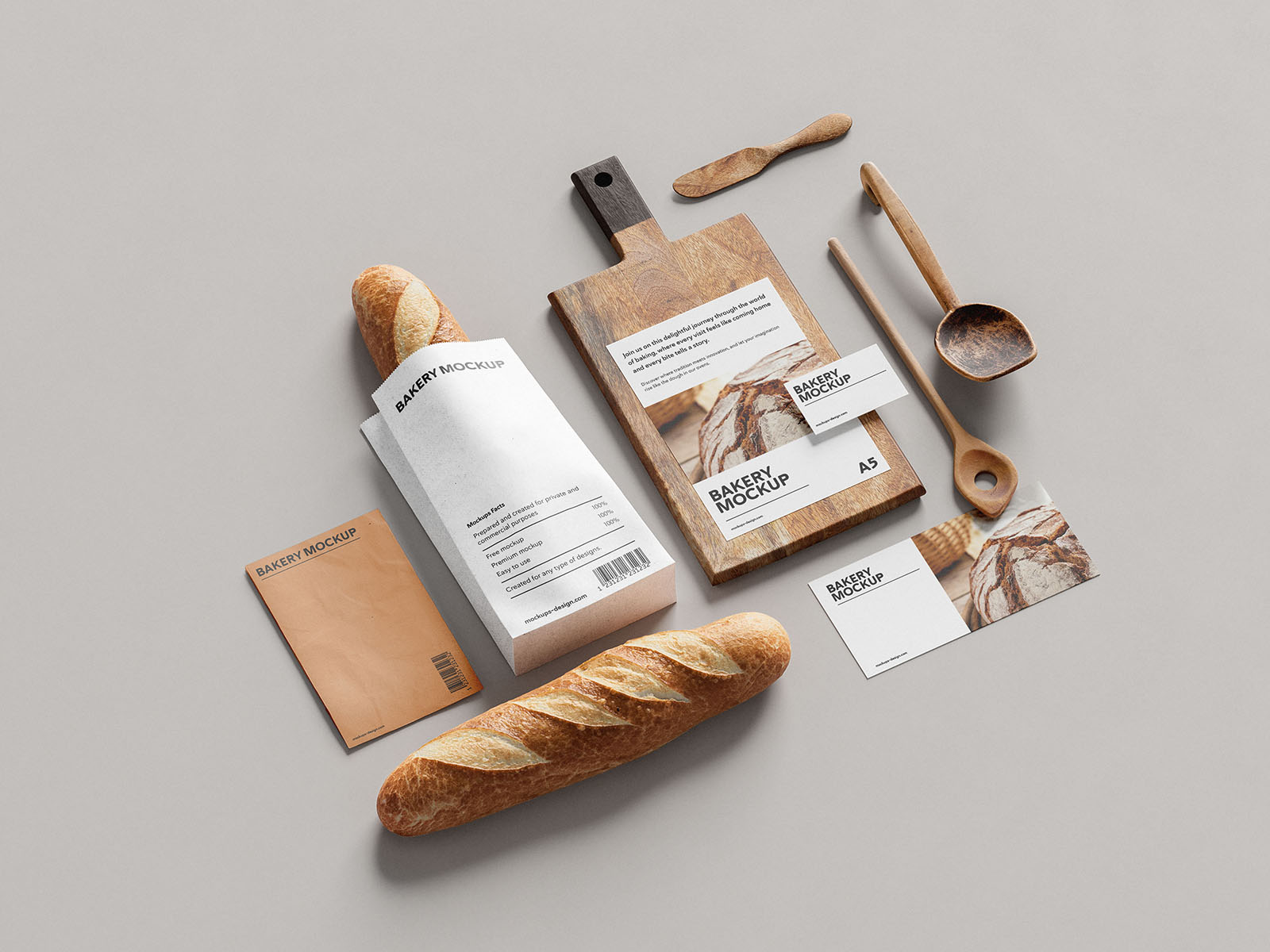 Bakery branding mockup