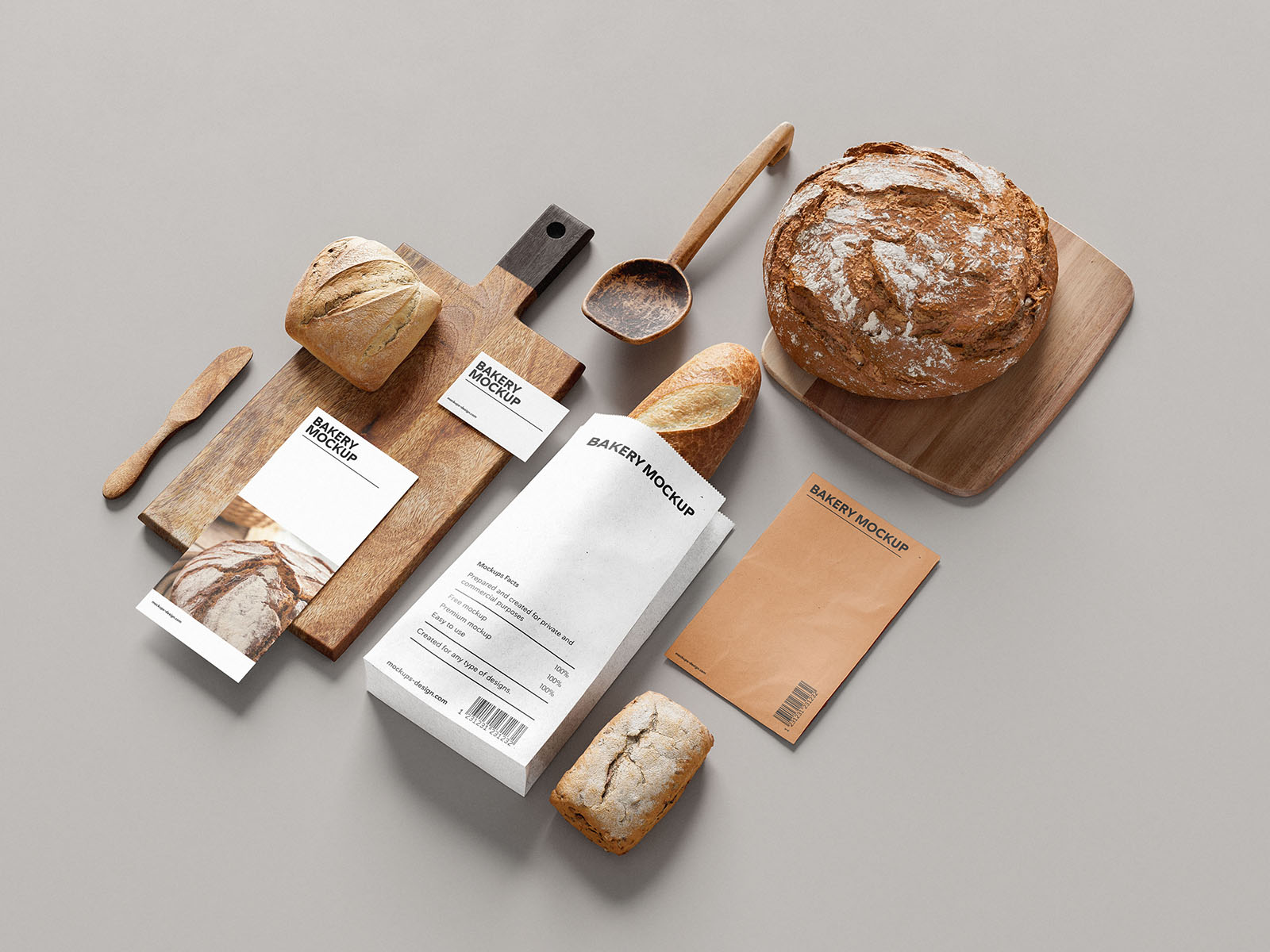 Bakery branding mockup