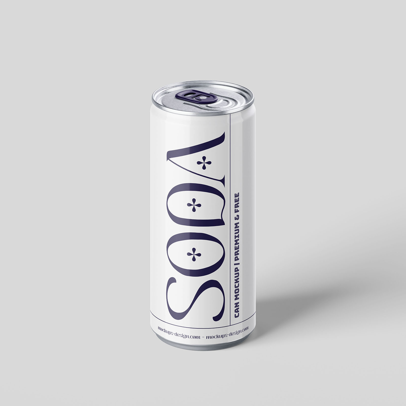 Soda can mockup