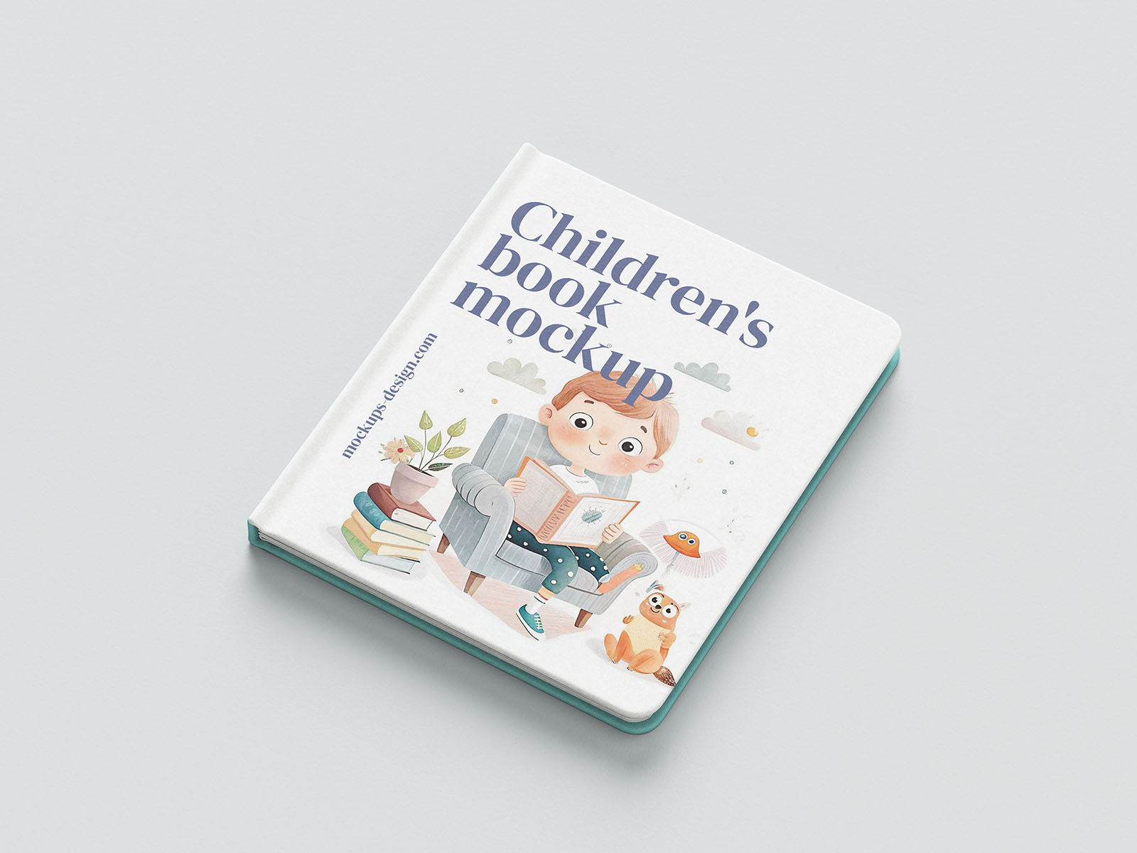 Children's book mockup