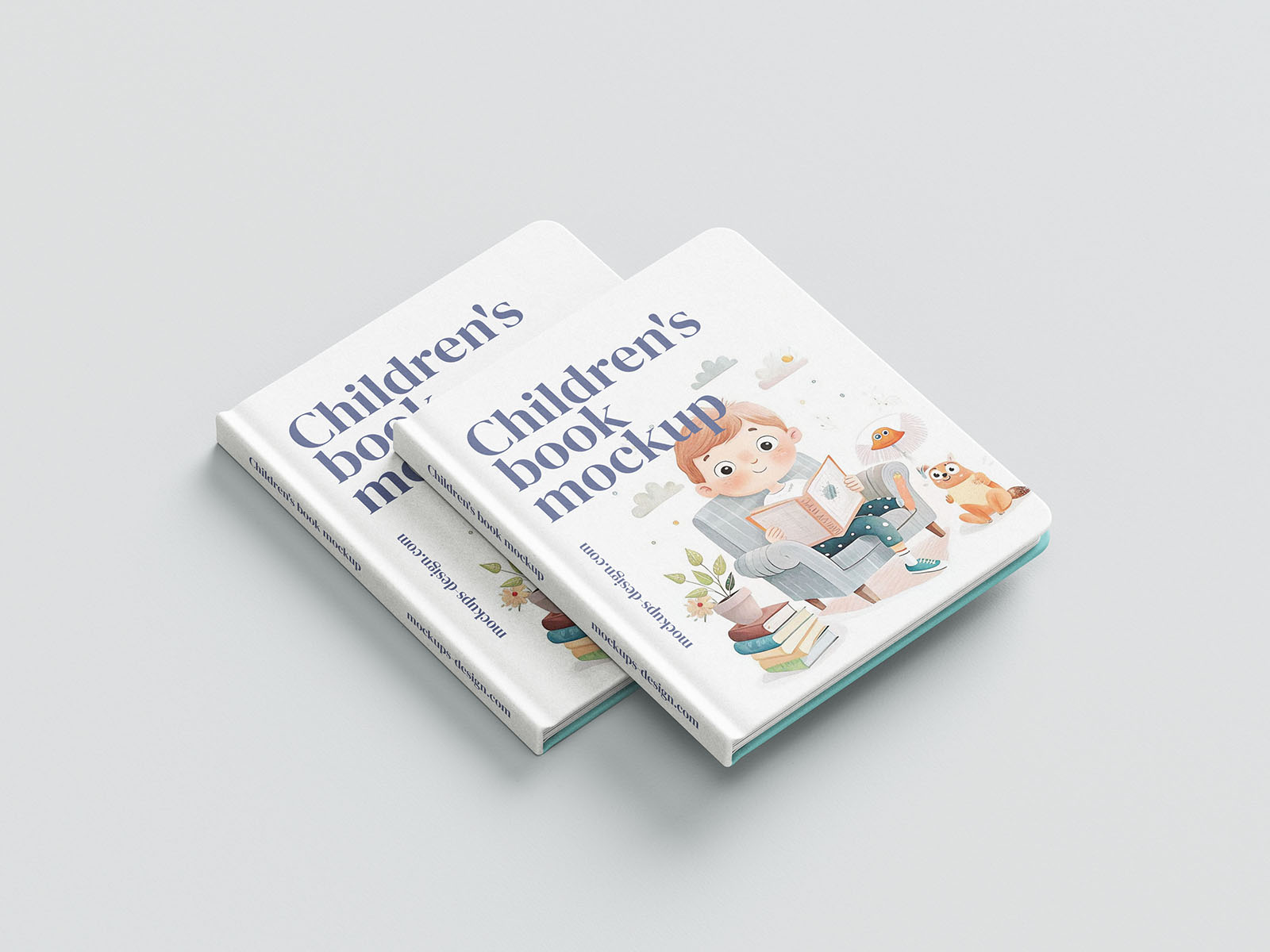 Children's book mockup