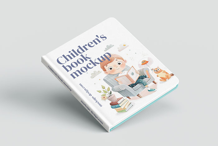 Children's book mockup