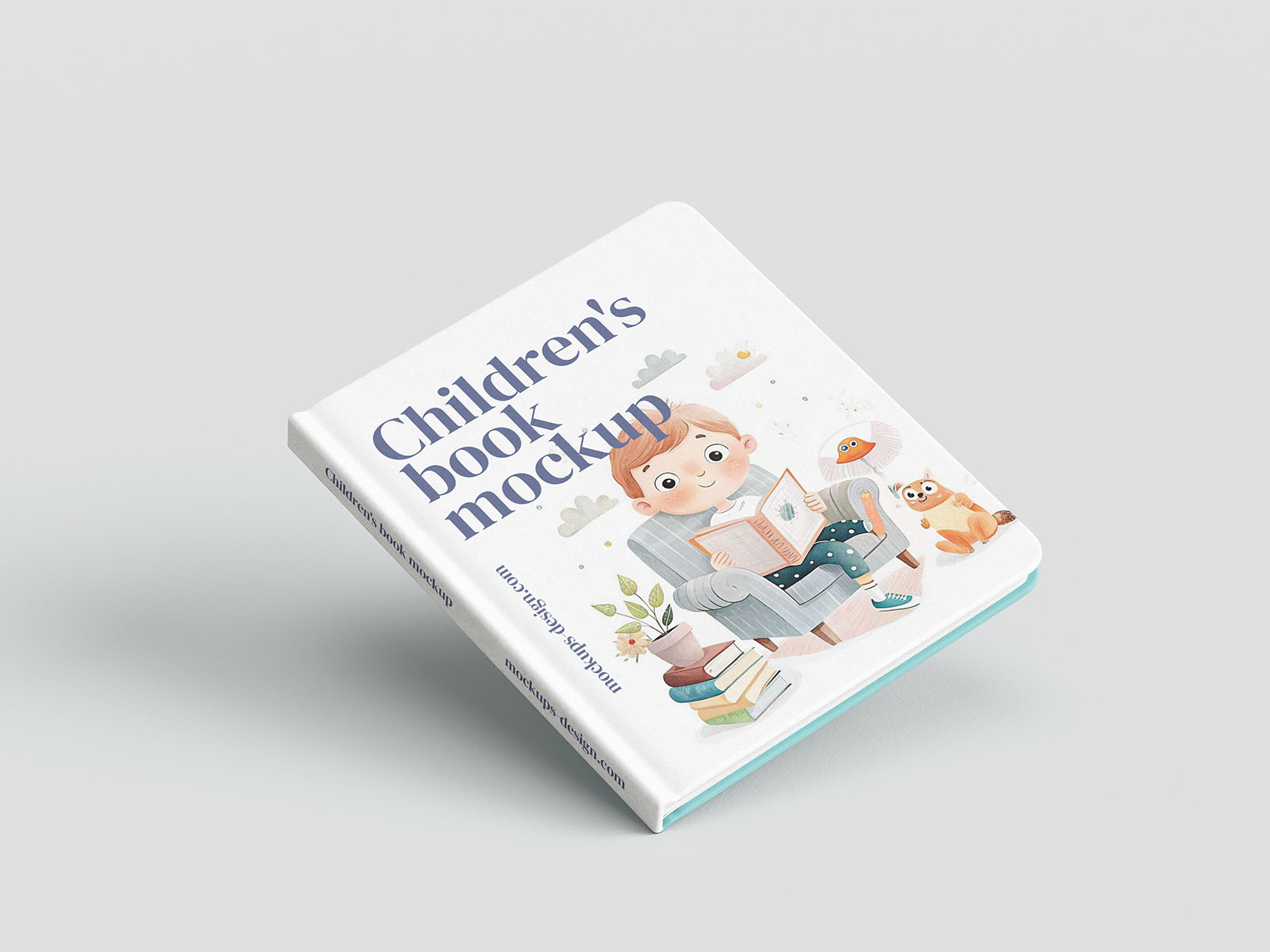 Children's book mockup