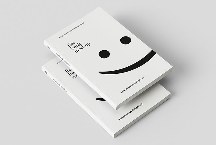 Minimal book mockup