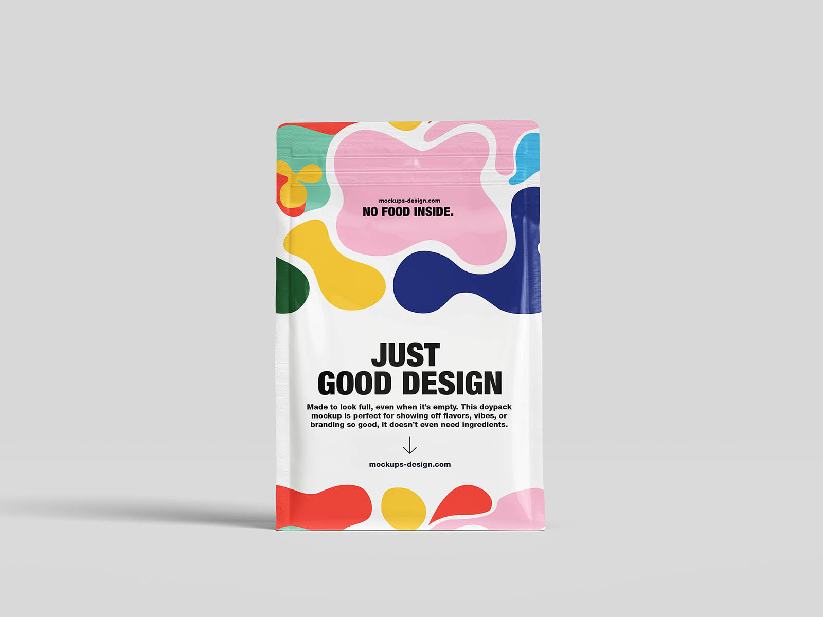 Minimal doypack mockup