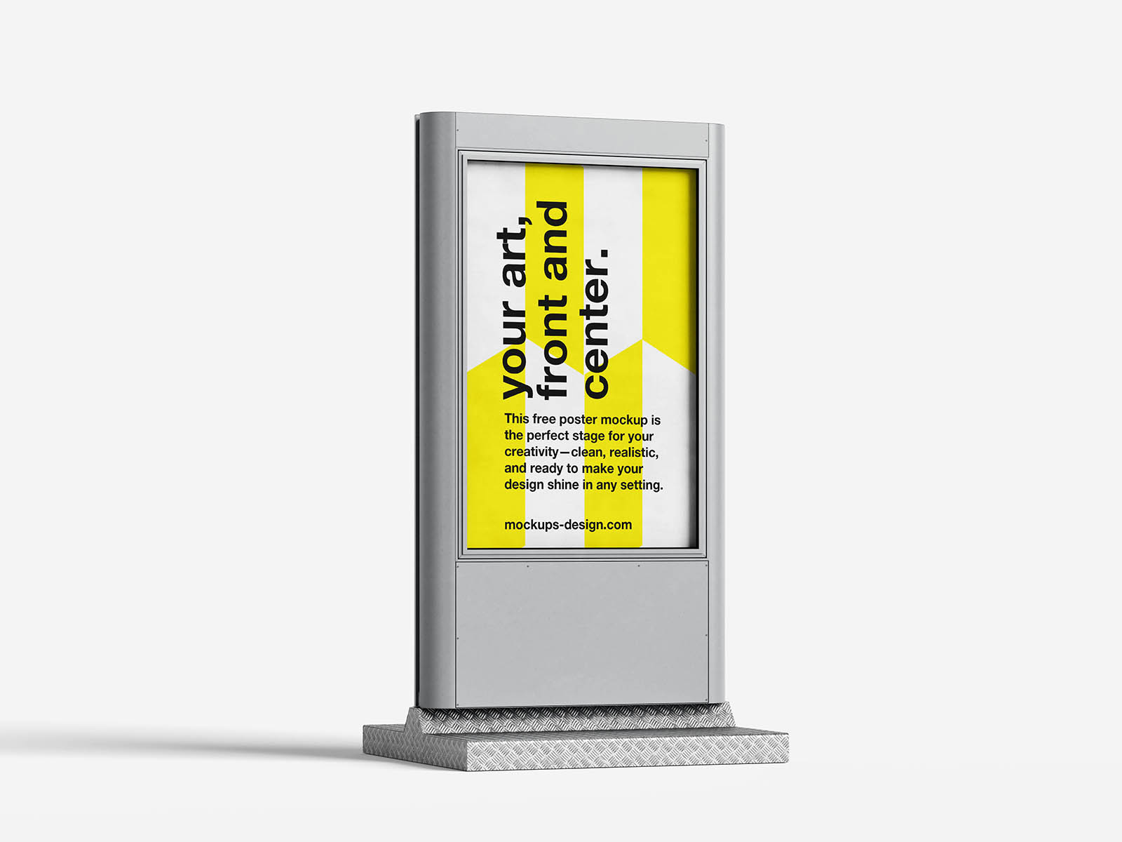 Urban citylight mockup