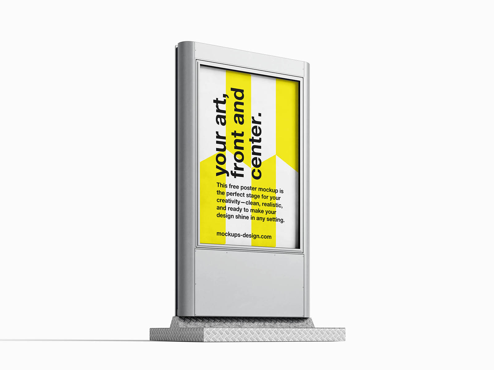 Urban citylight mockup