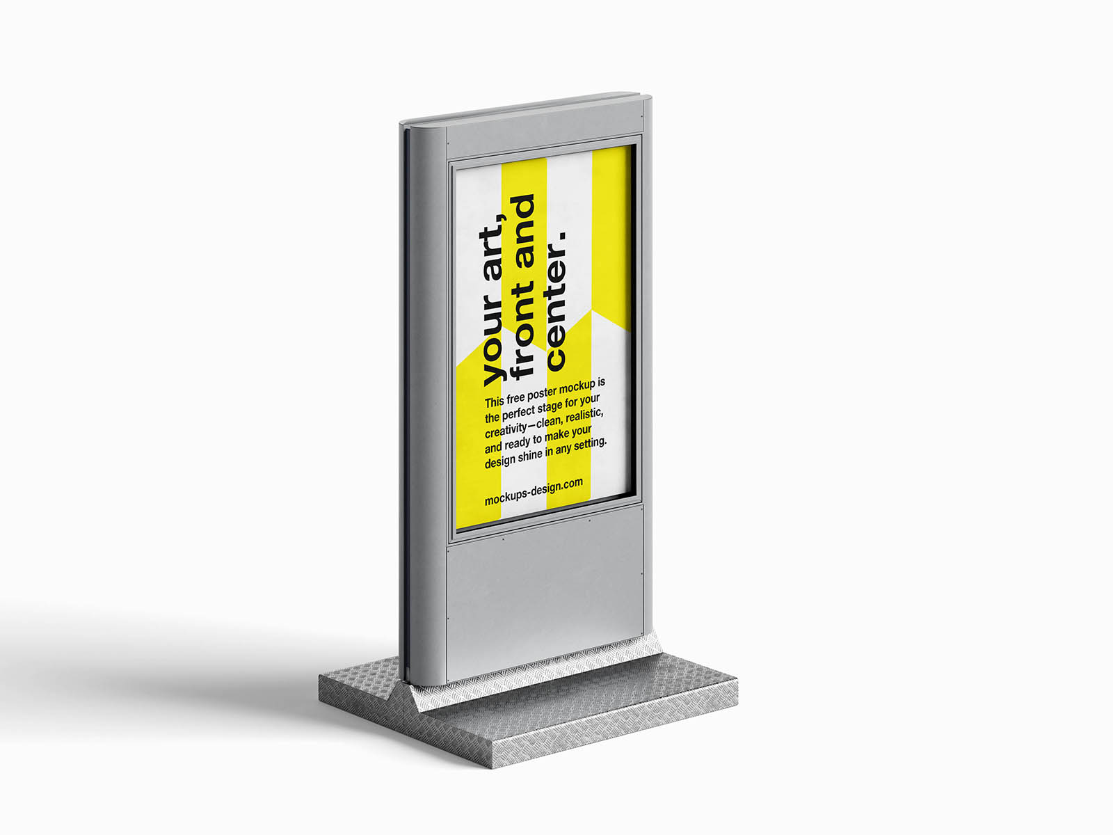 Urban citylight mockup