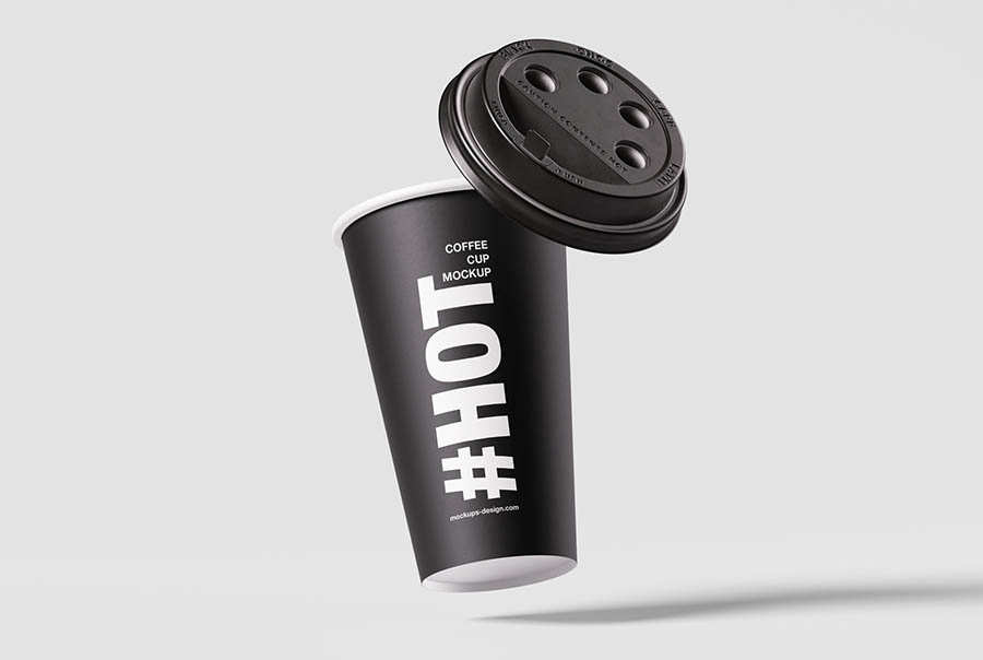 Minimal coffee cup mockup