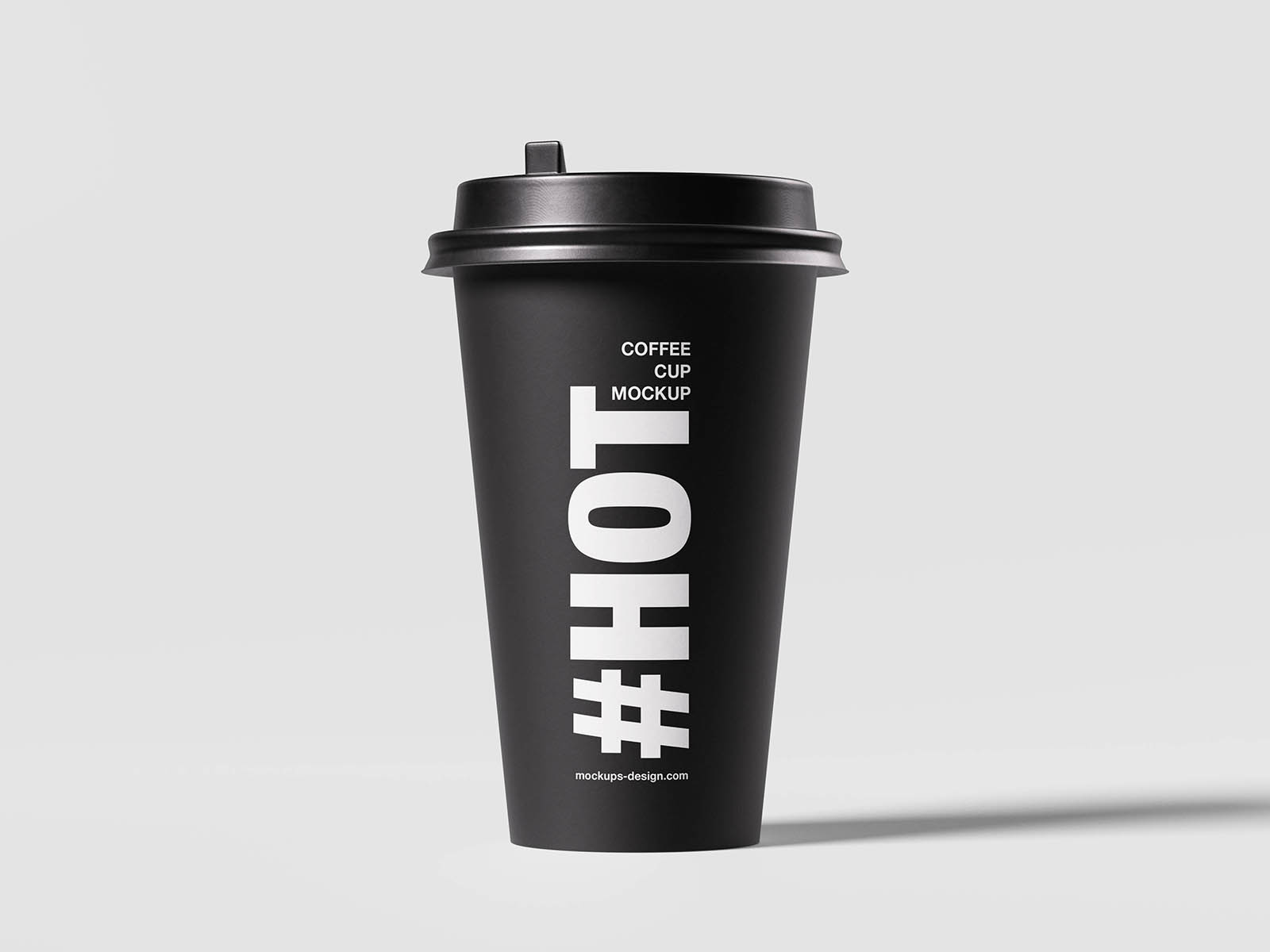 Minimal coffee cup mockup