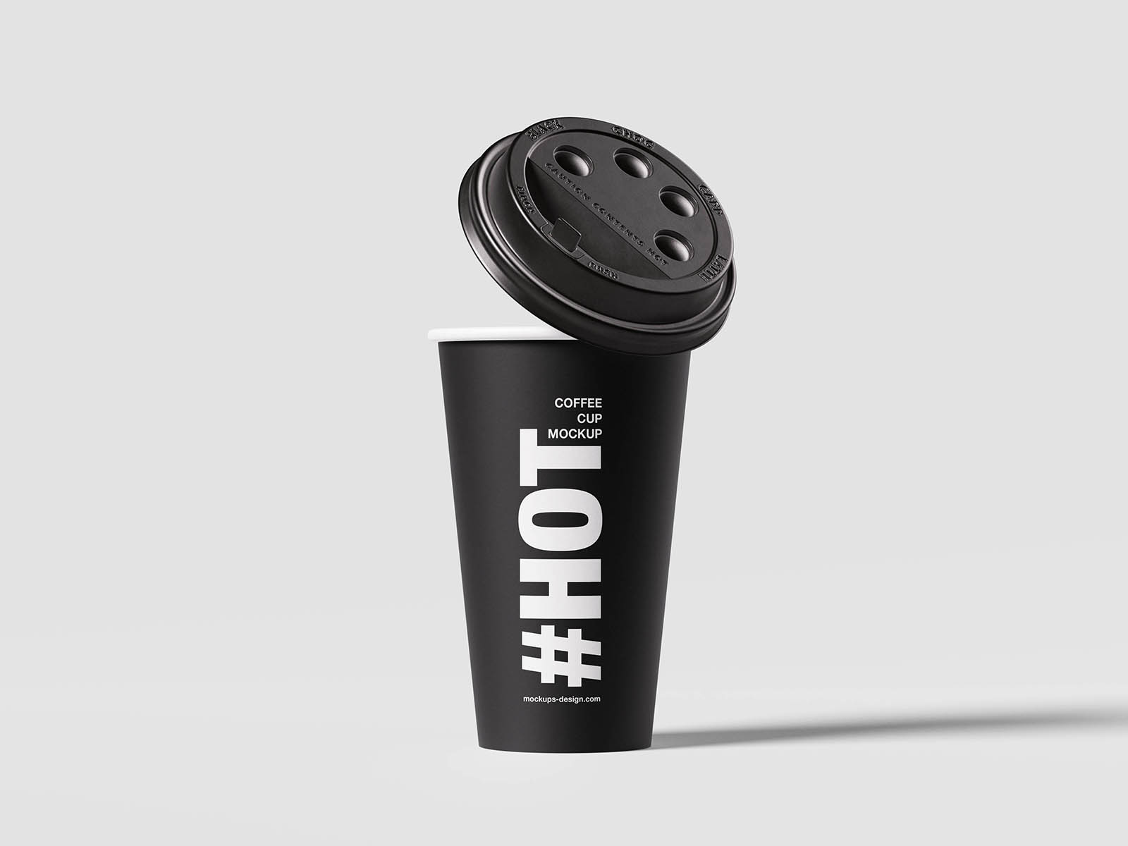 Minimal coffee cup mockup