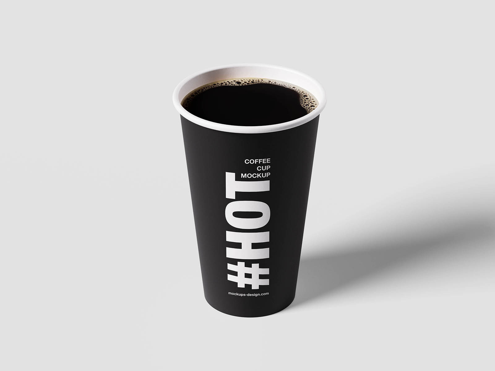 Minimal coffee cup mockup