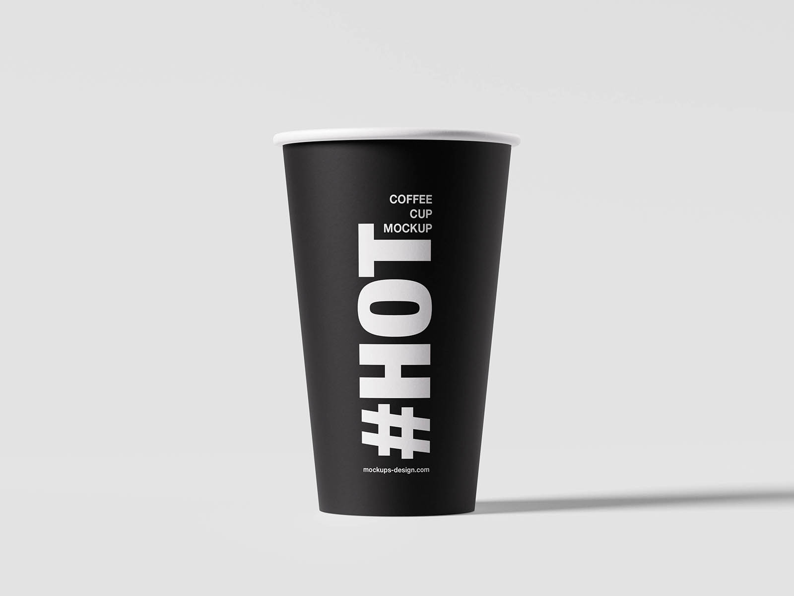 Minimal coffee cup mockup