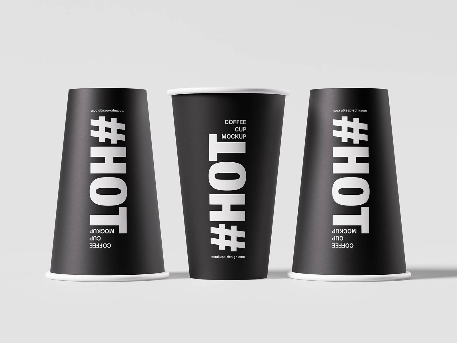 Minimal coffee cup mockup