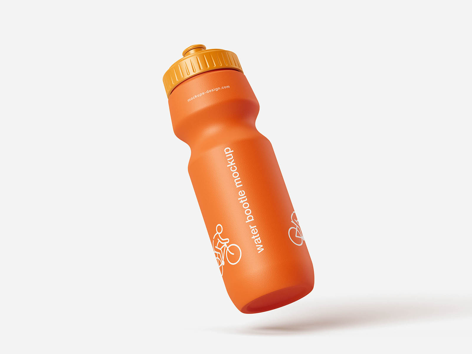 Free sport water bottle mockup