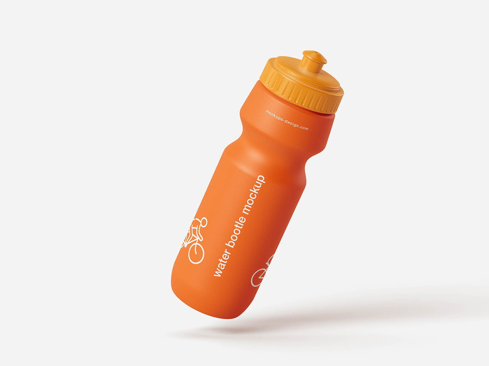Free sport water bottle mockup