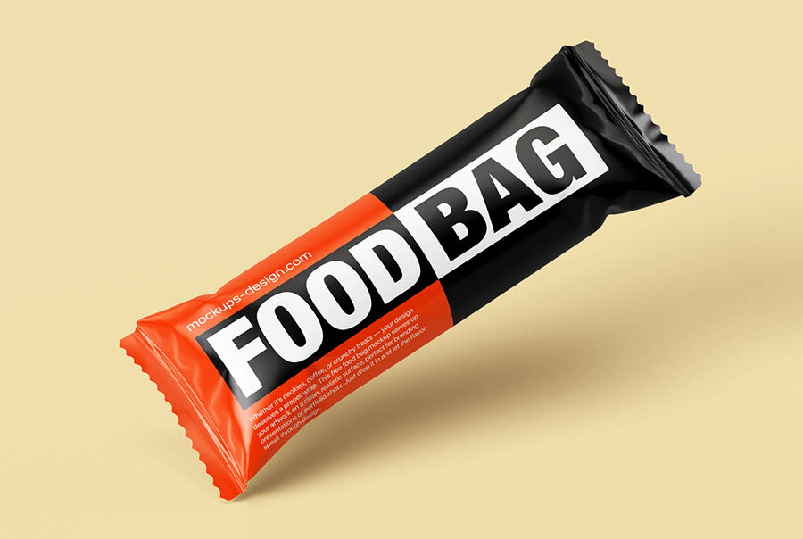 Minimal bar wrapper mockup