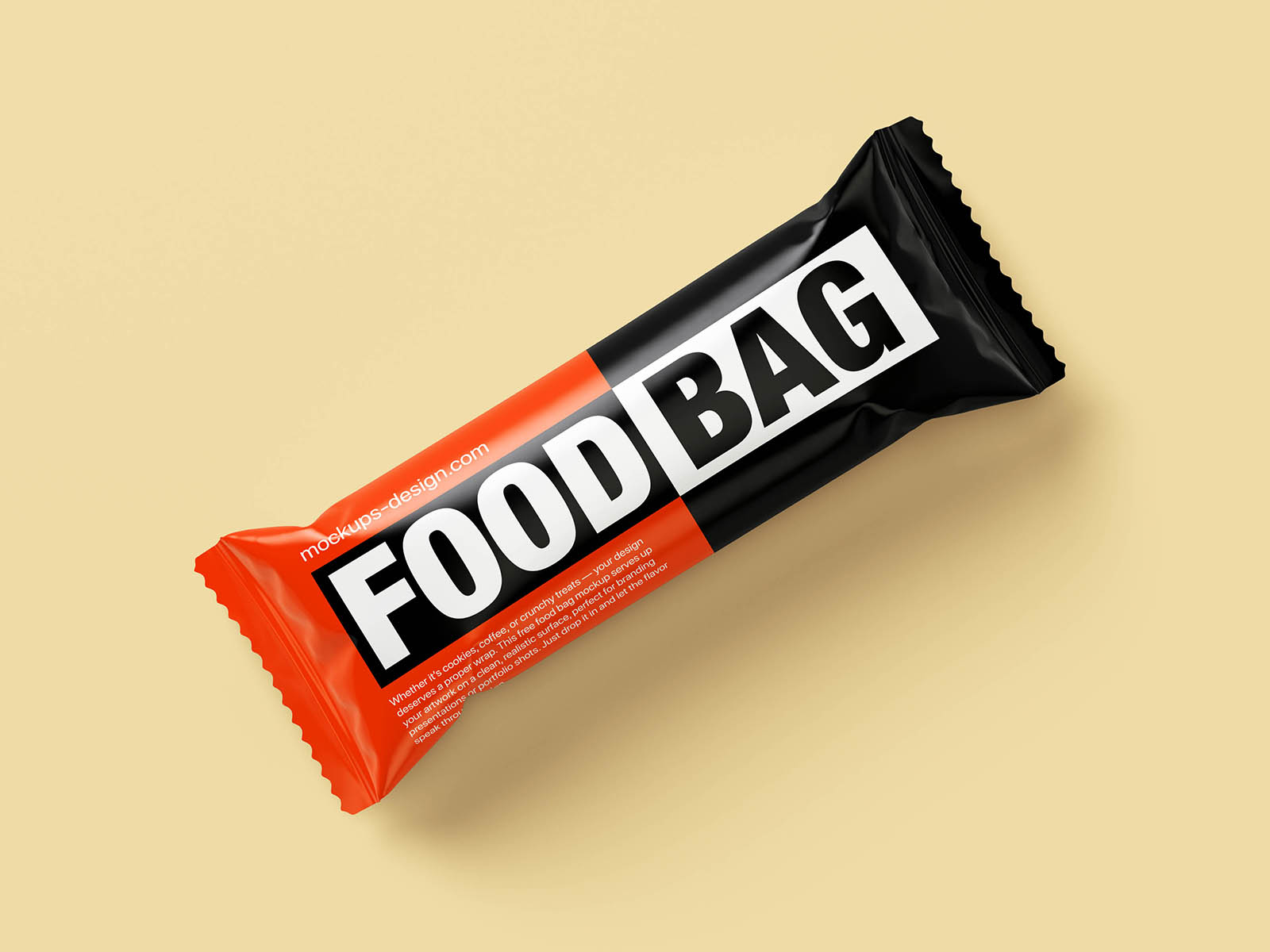 Minimal bar wrapper mockup