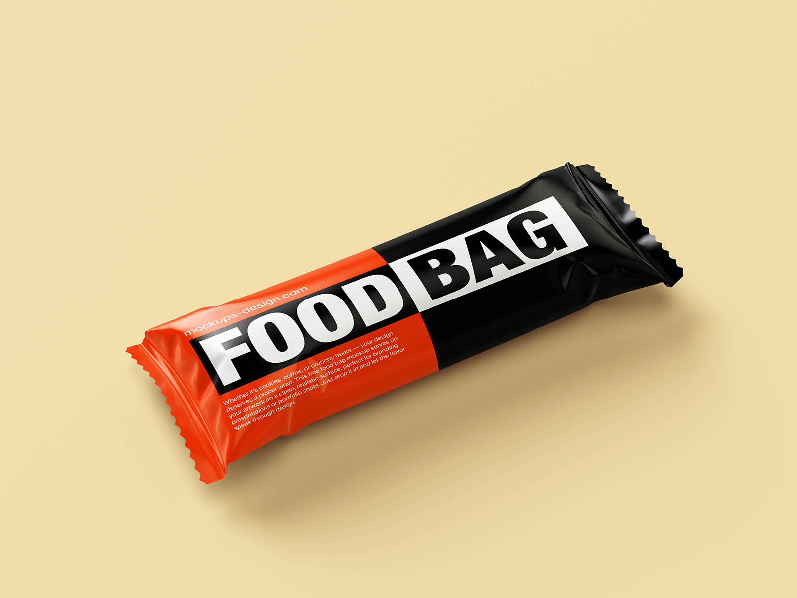 Minimal bar wrapper mockup