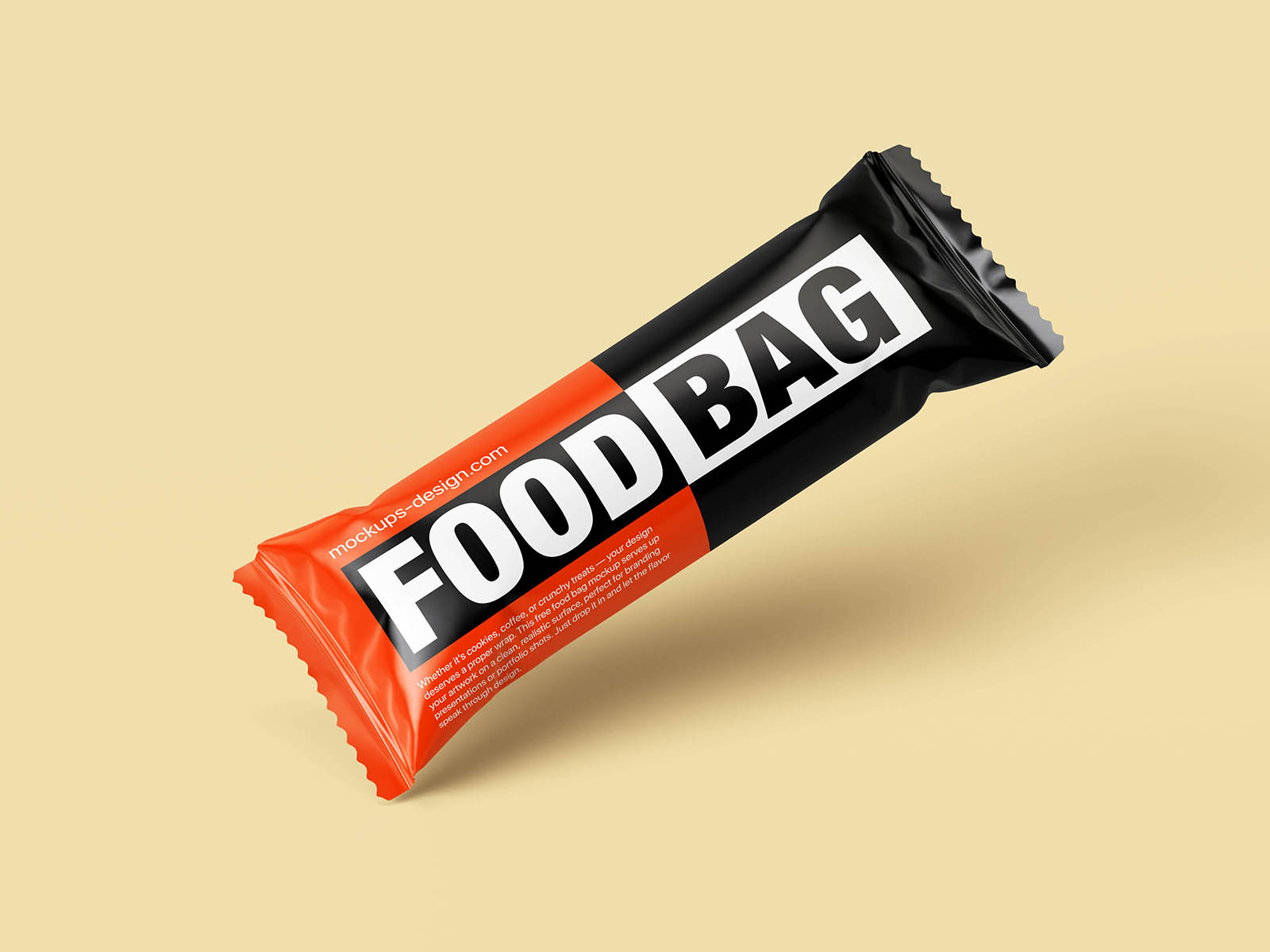 Minimal bar wrapper mockup