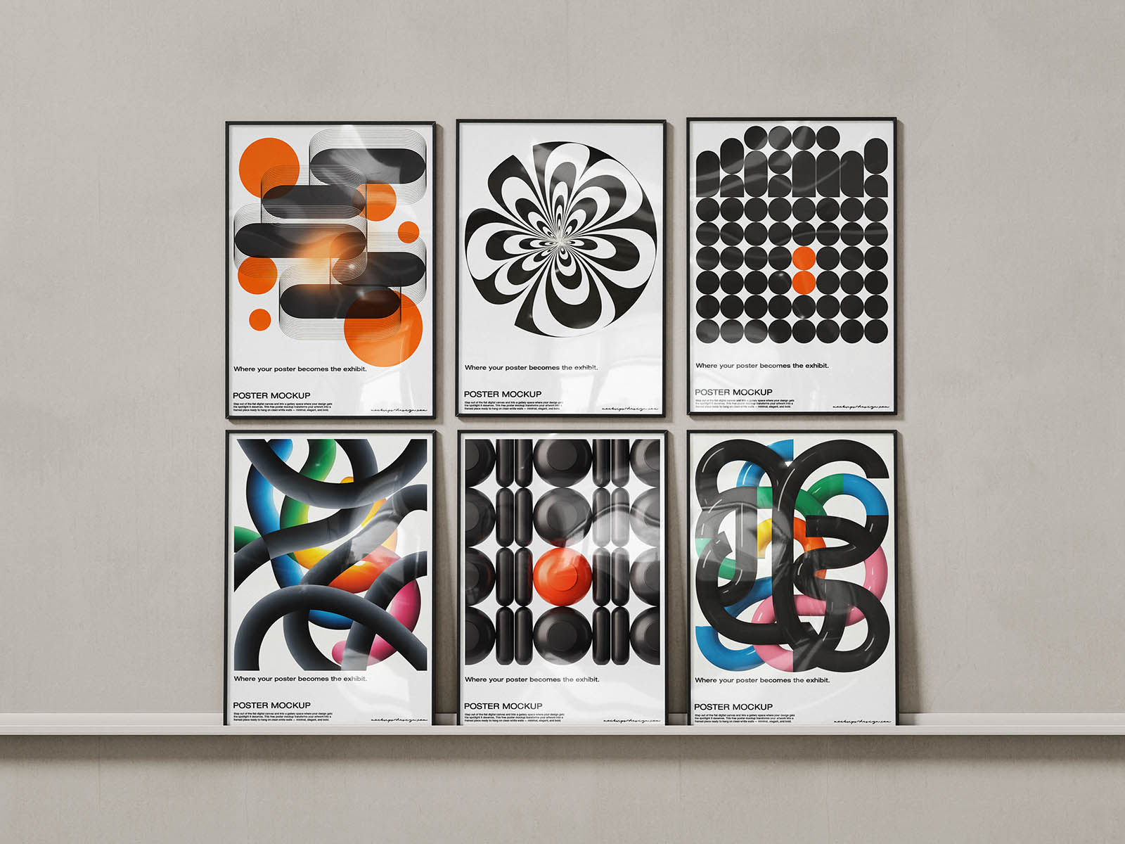 Poster gallery mockup