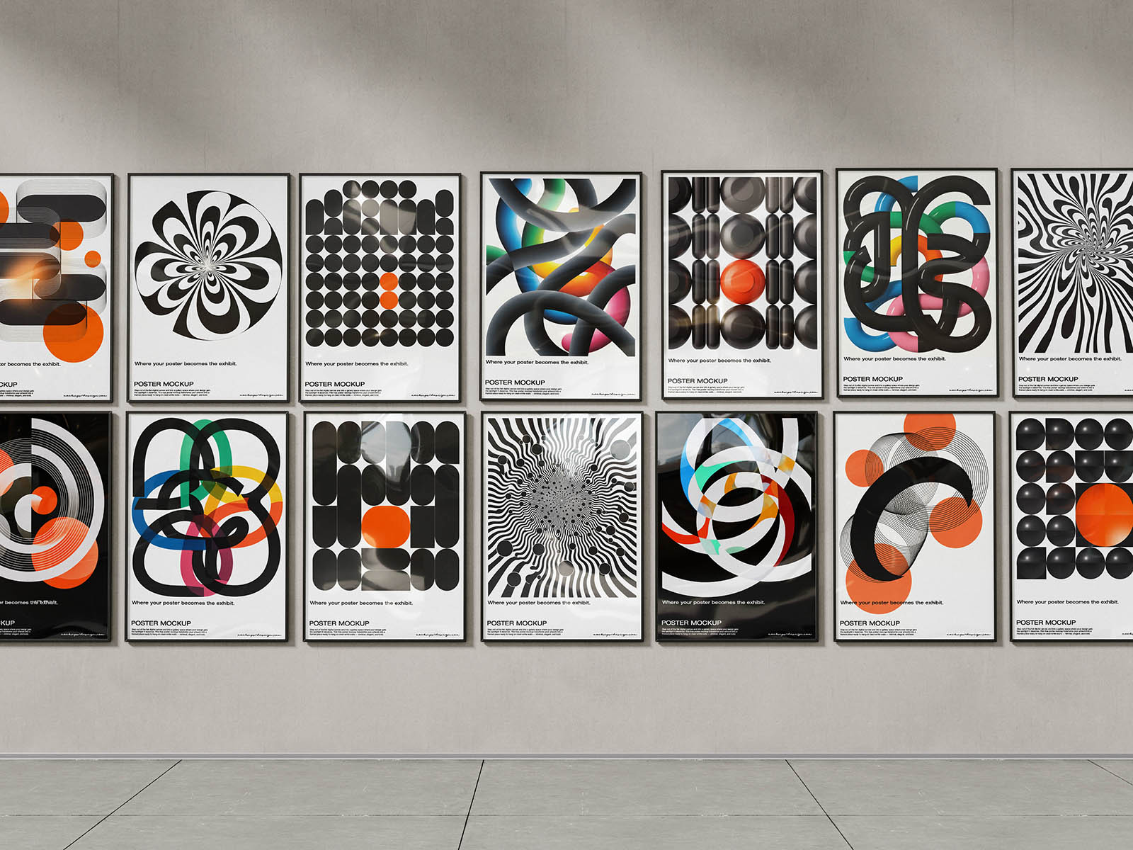 Poster gallery mockup