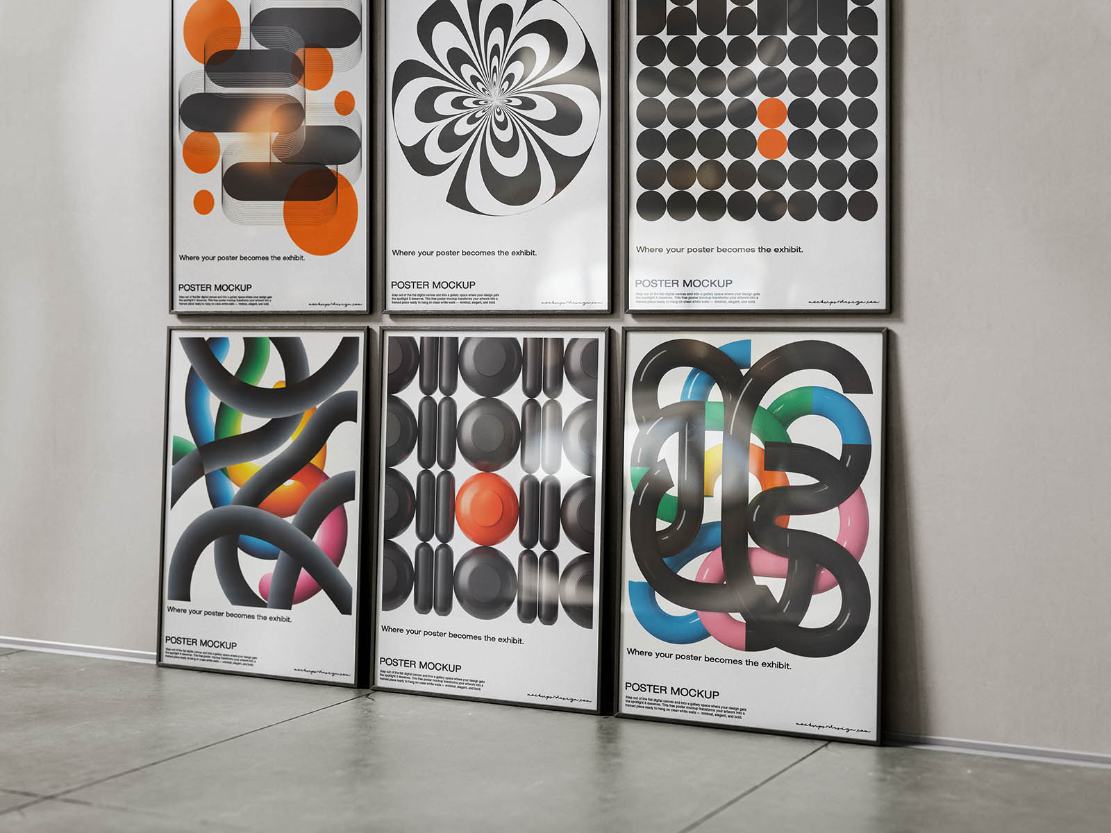 Poster gallery mockup