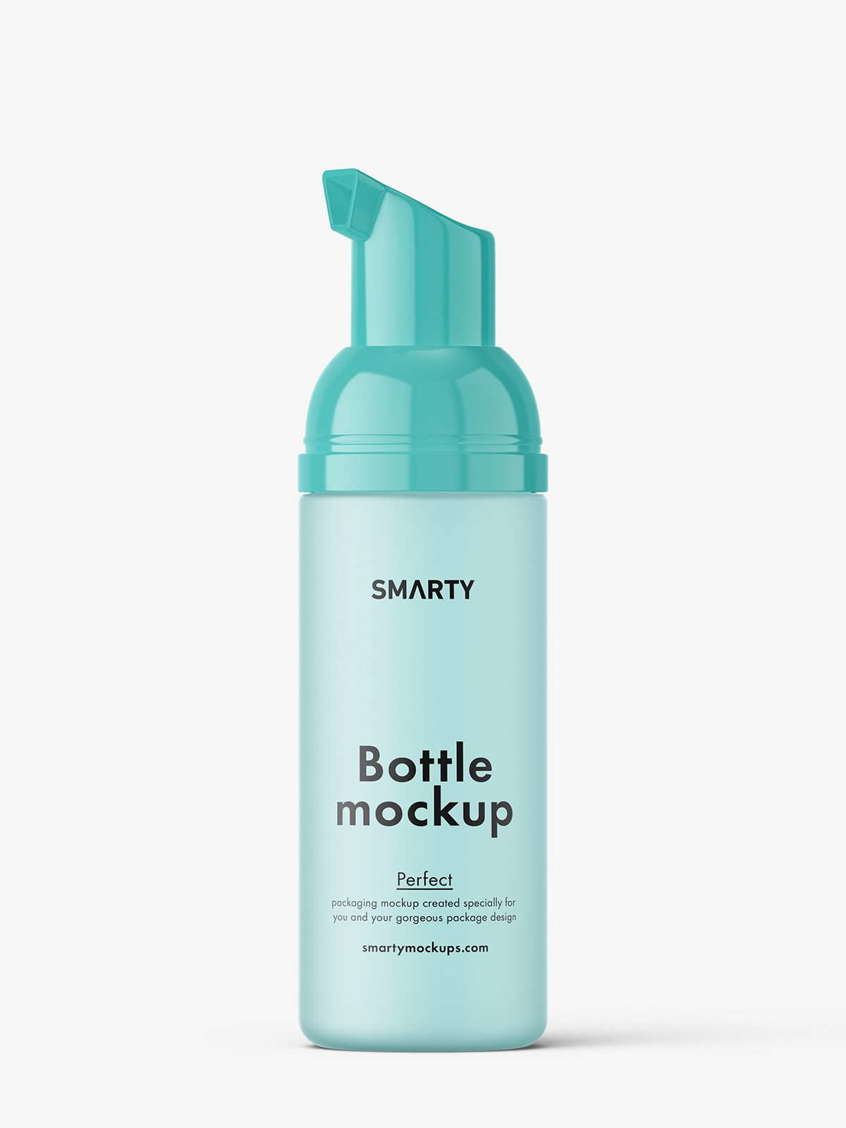 Frosted foamer bottle mockup - Mockups Design