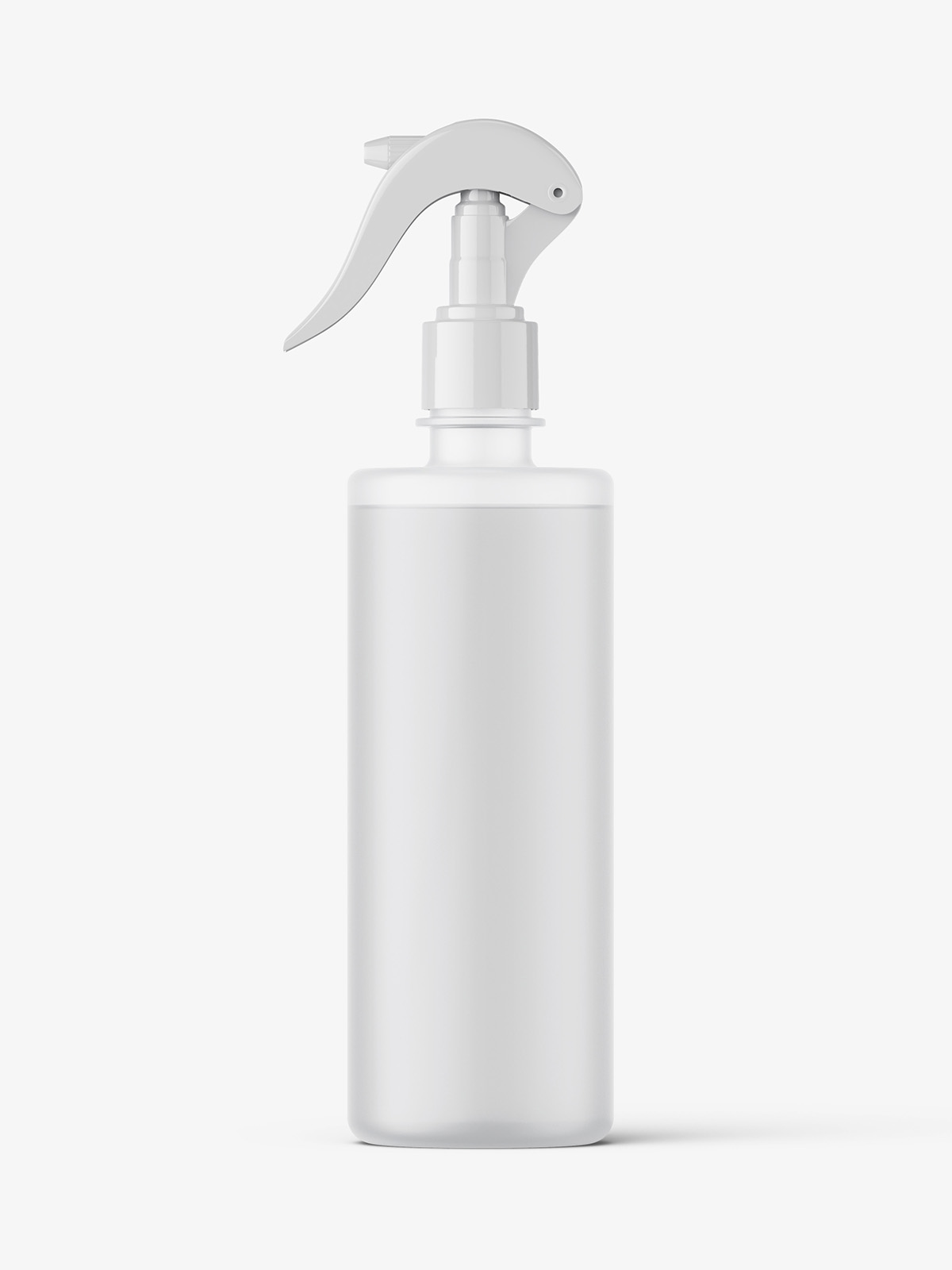 Frosted bottle with trigger spray mockup - Mockups Design