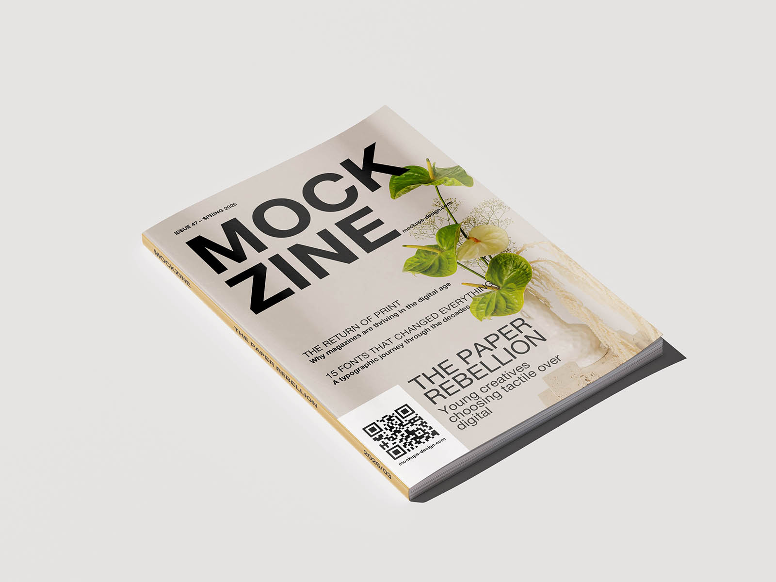 Multi-view magazine mockup