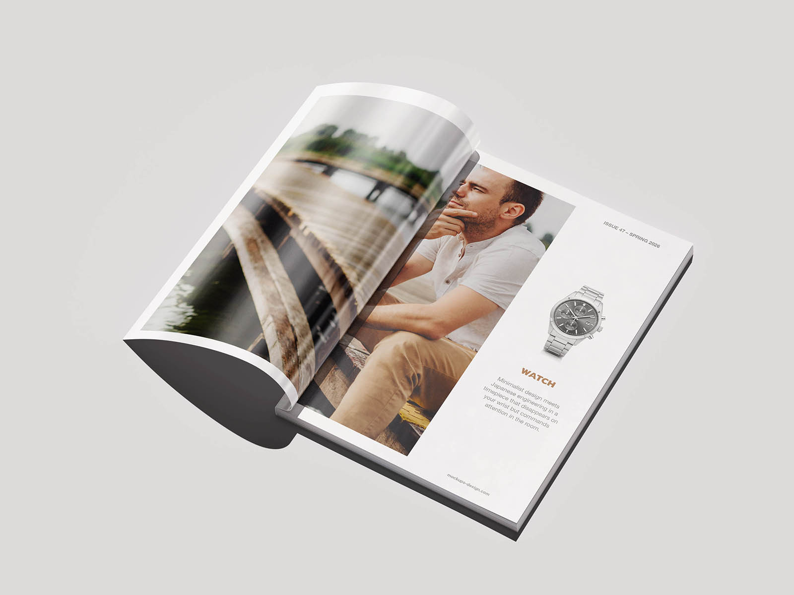 Multi-view magazine mockup