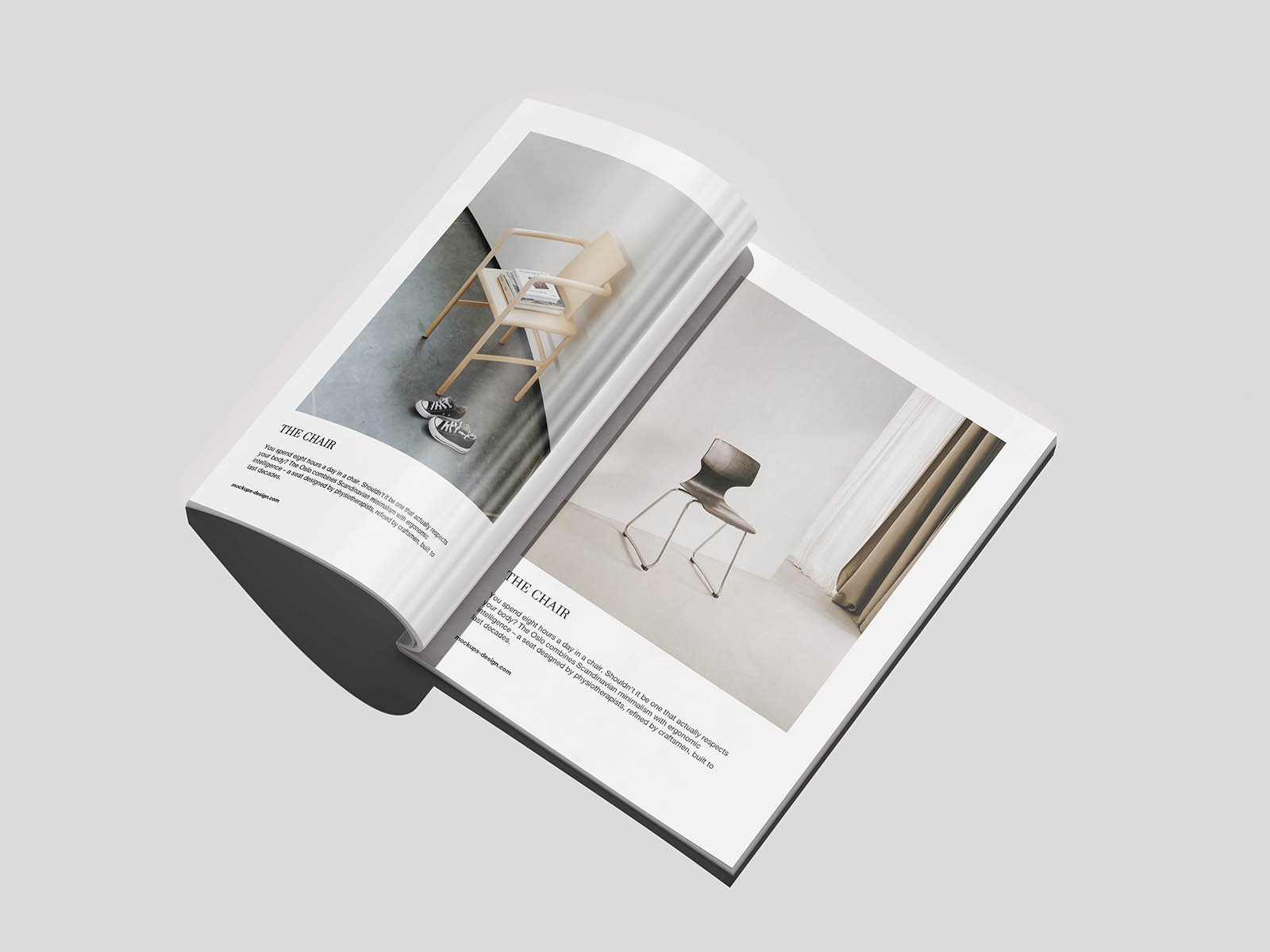 Multi-view magazine mockup