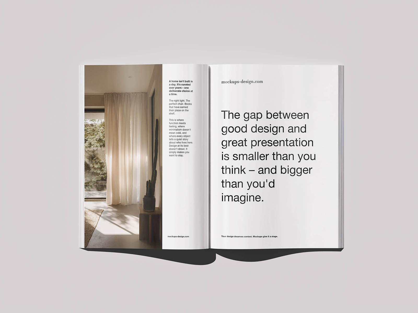 Multi-view magazine mockup
