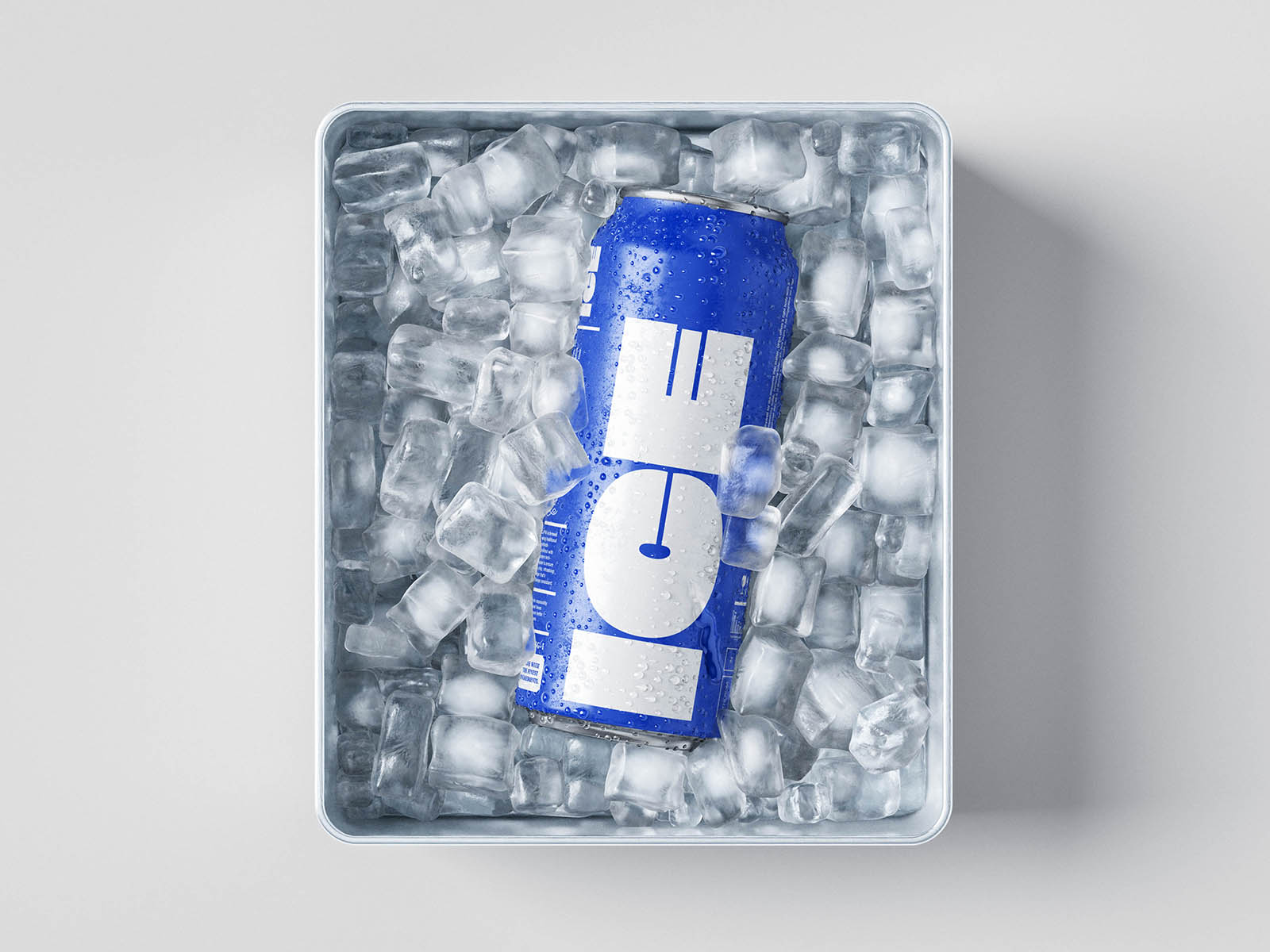 Ice-bucket can mockup