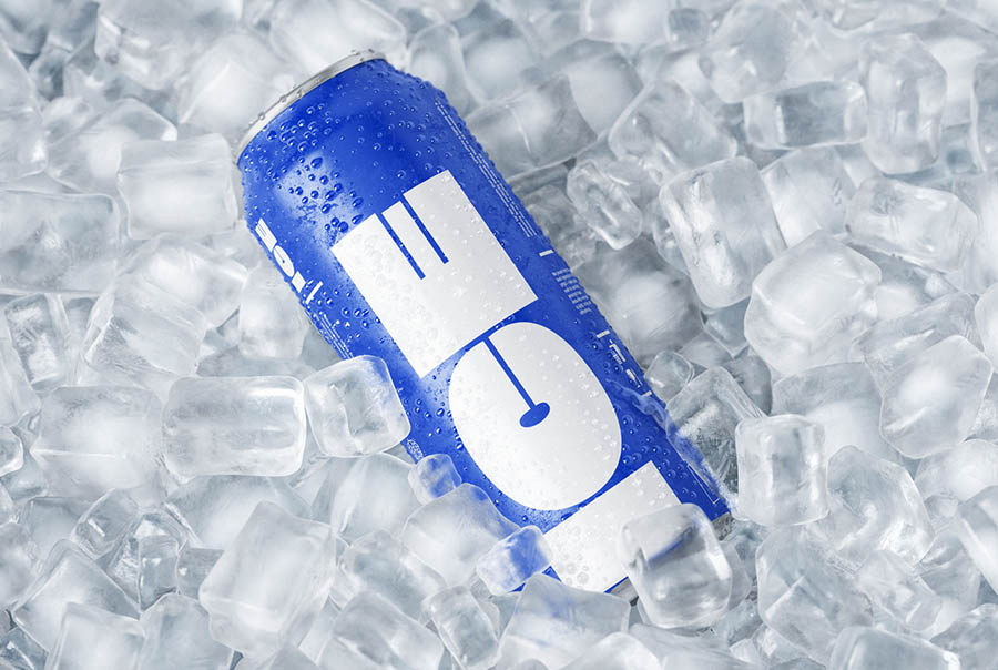 Ice-bucket can mockup