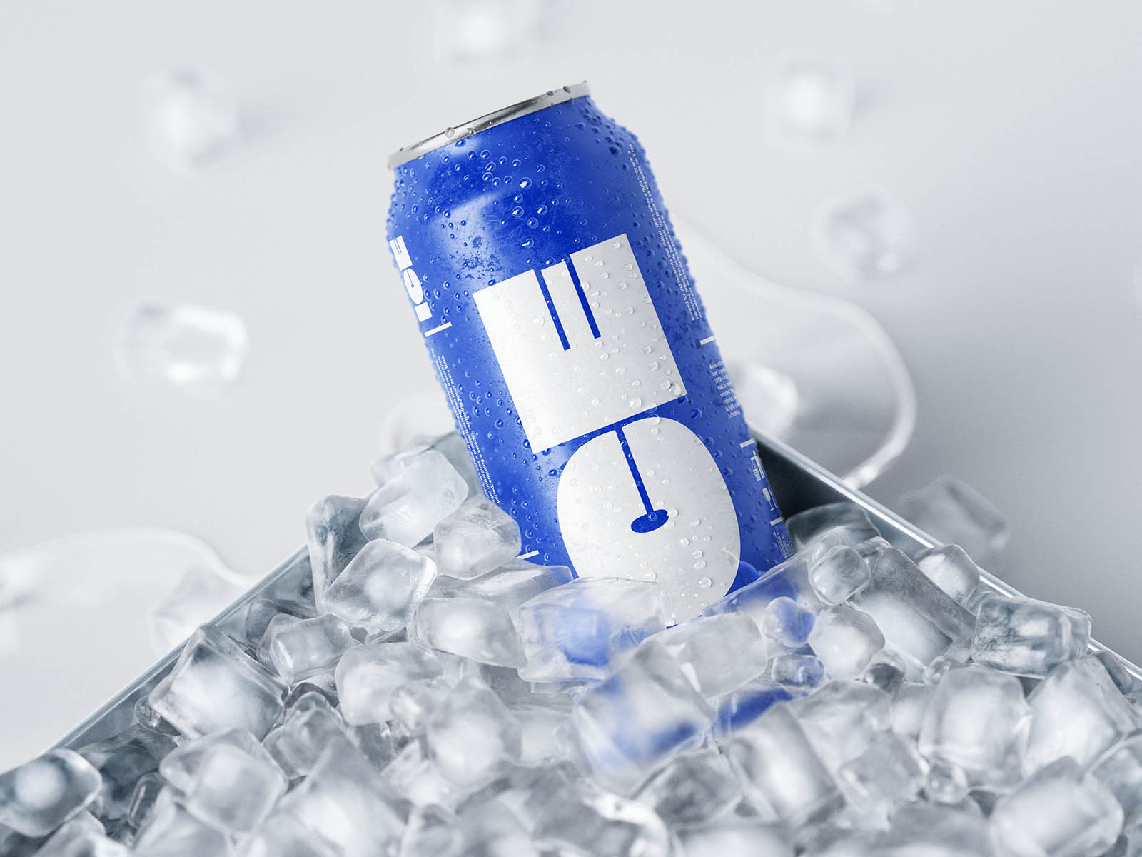 Ice-bucket can mockup