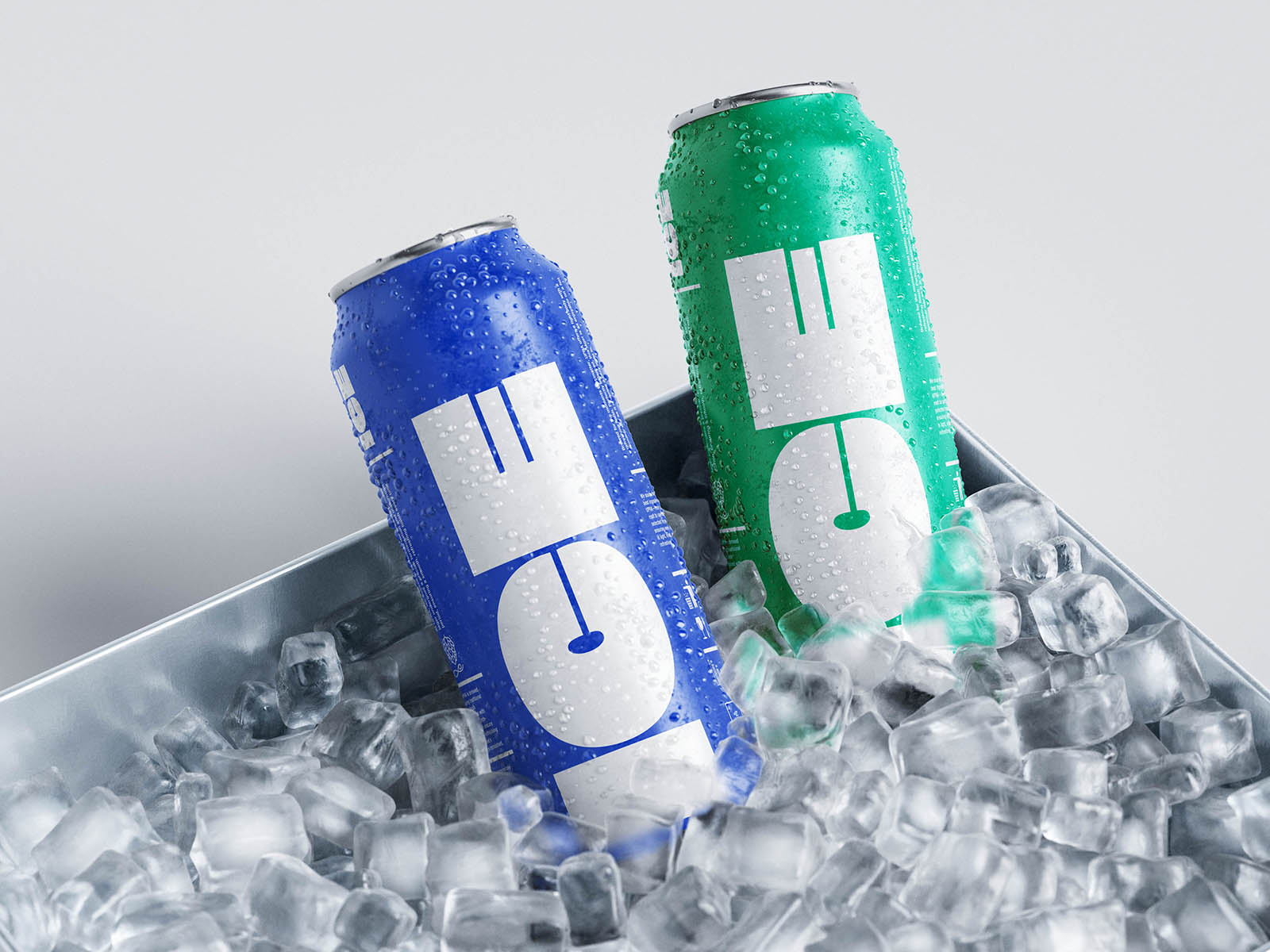 Ice-bucket can mockup