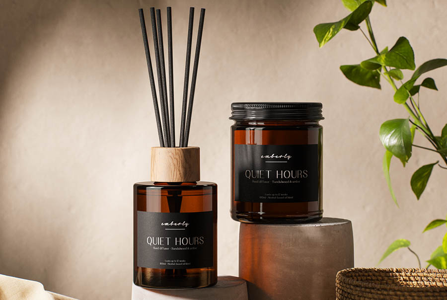 Incense sticks mockup