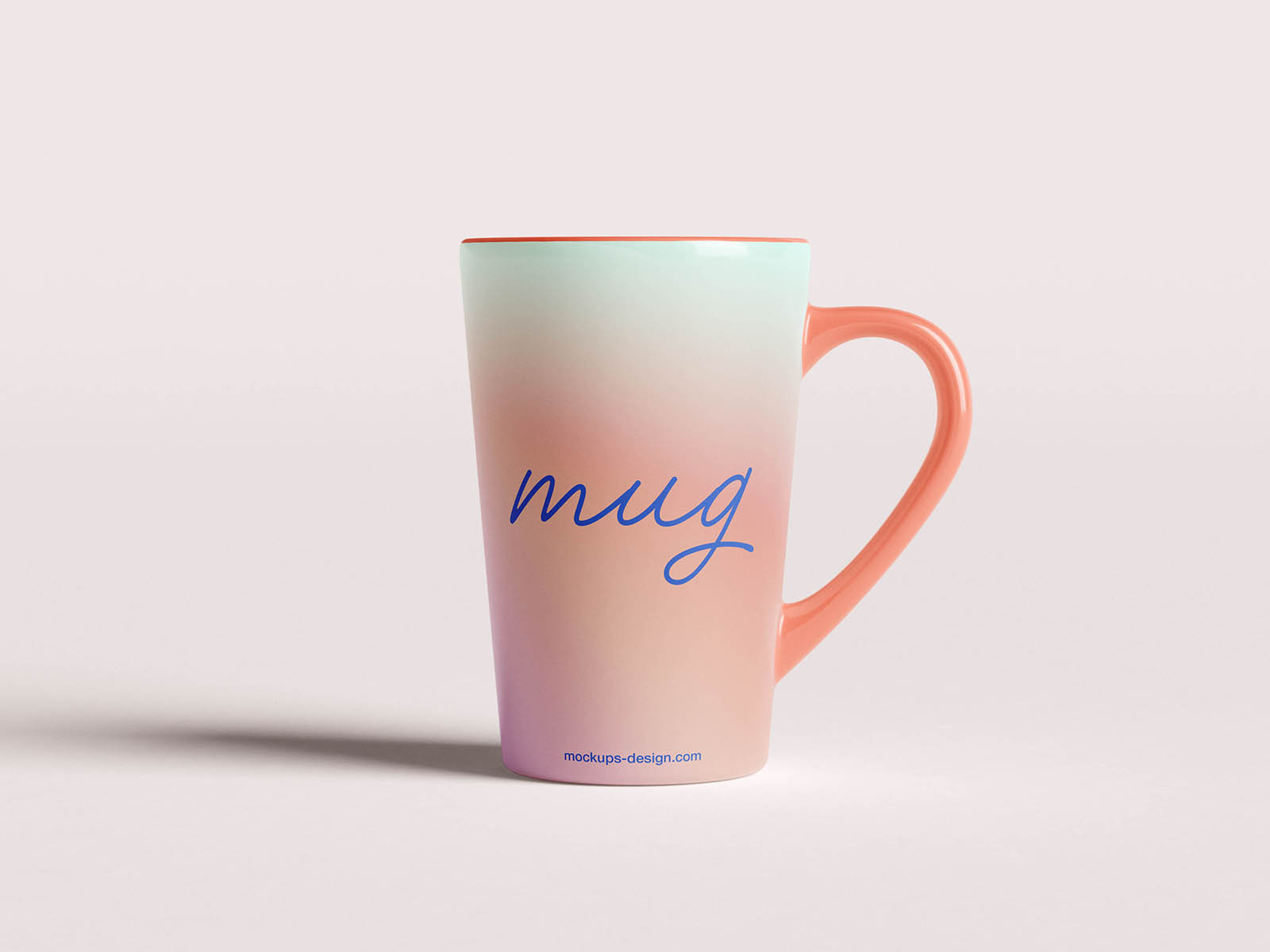 Tapered mug mockup
