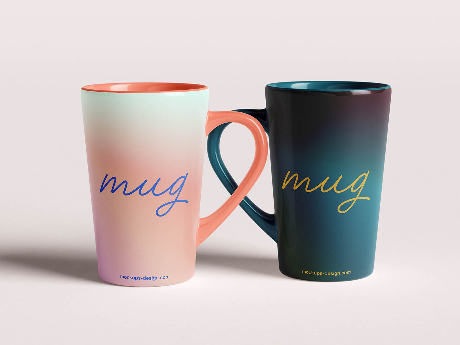 Tapered mug mockup